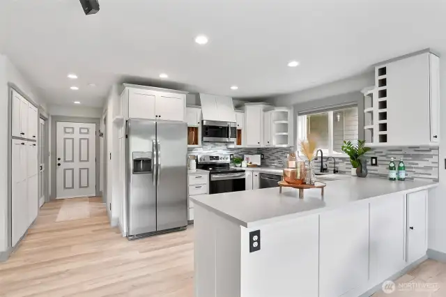 Brand new kitchen with new appliances