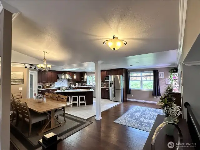 Open concept living.