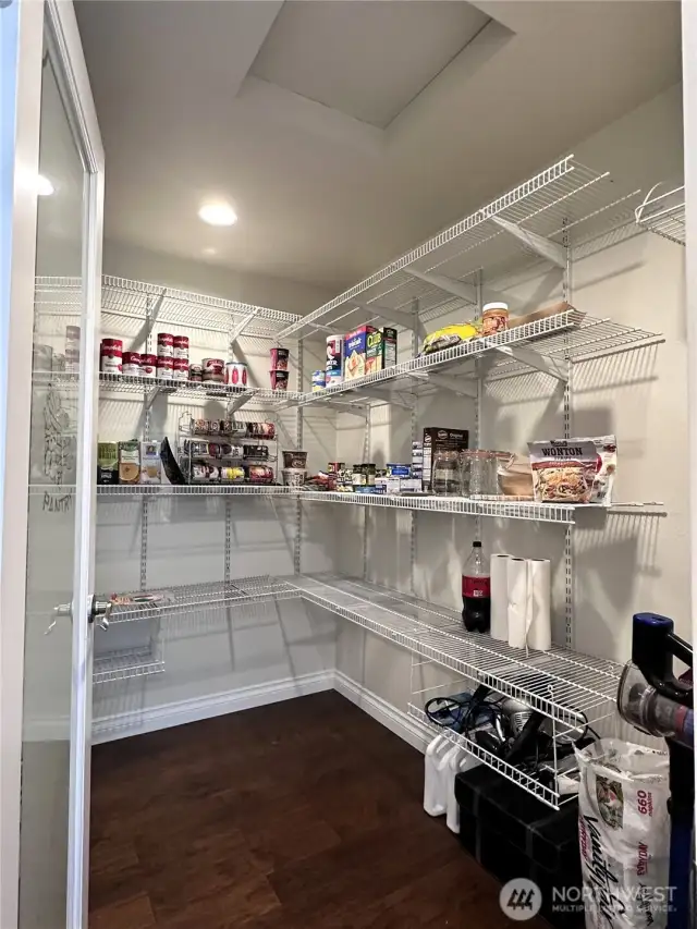 Large pantry room.