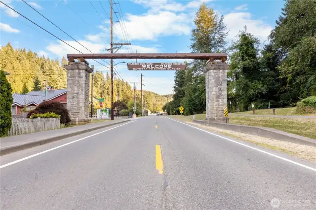 Entering Town