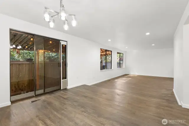Open Dining room and Great room