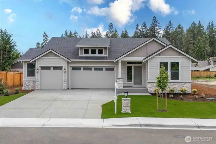 For marketing purposes. Not actual home.