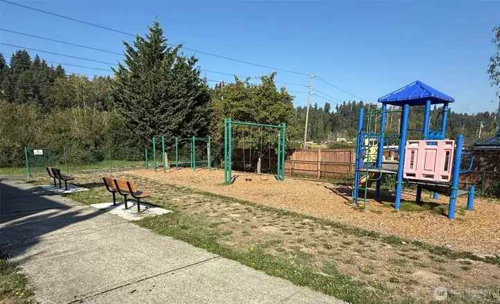 Another view of park,    There are also two other park areas a long block to the west