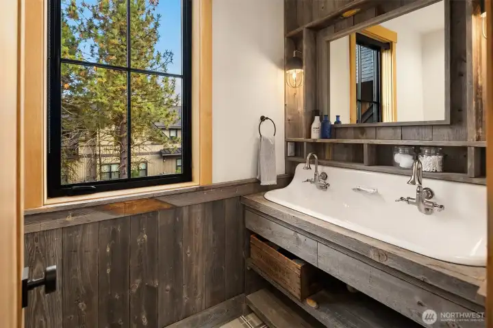3/4 bath upstairs