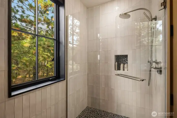 3/4 bath off 3rd bedroom
