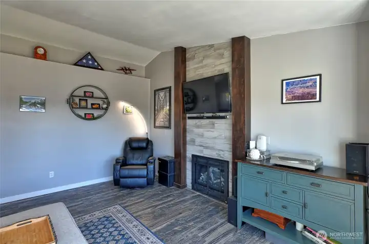Gas Fireplace...