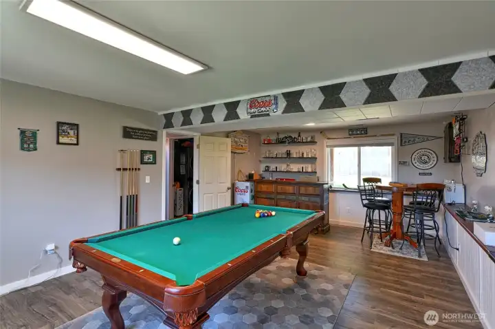 Downstairs Game Room...