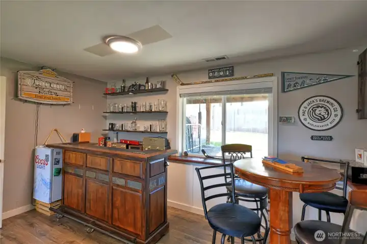 Downstairs Game Room...