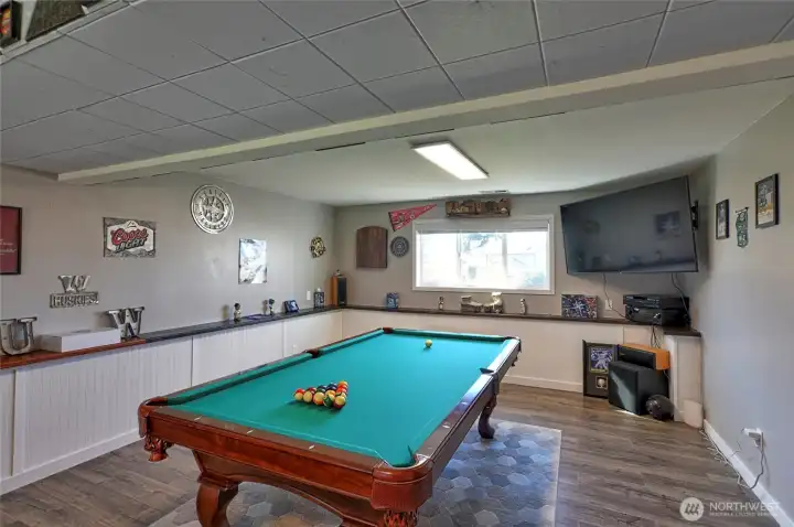 Downstairs Game Room...