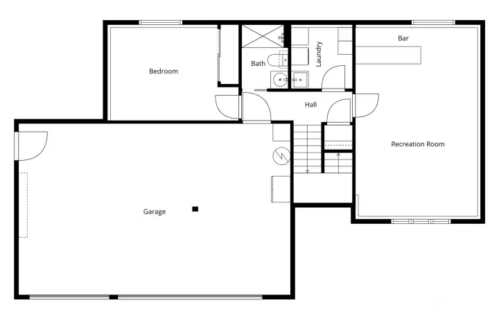 Downstairs...
