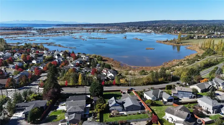 Steamboat Slough & Olympic Mt too...