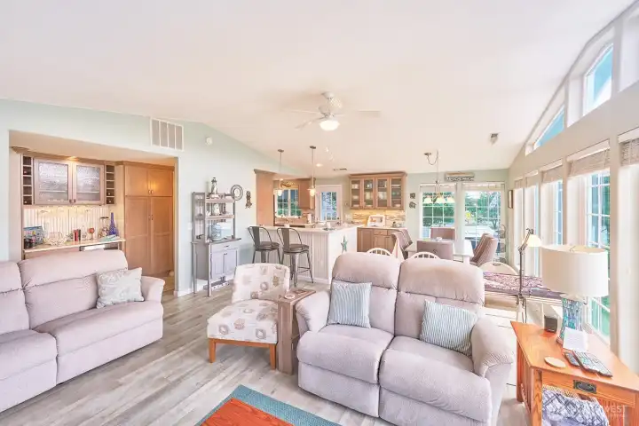 Spacious living area with plenty of room for everyone to relax and unwind.