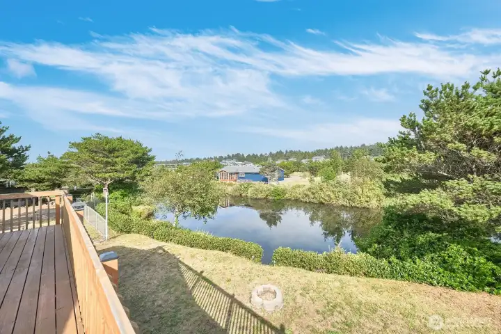 Ducks, deer, bald eagles and more can be spied from the upper deck.