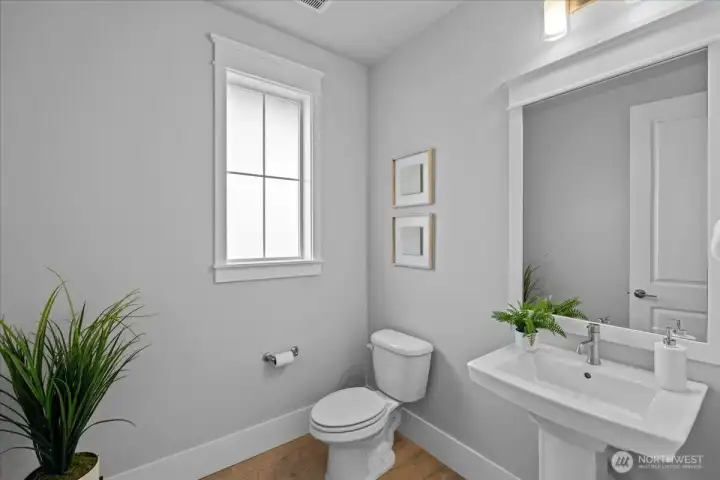 Main floor 1/2 bath - great for guests