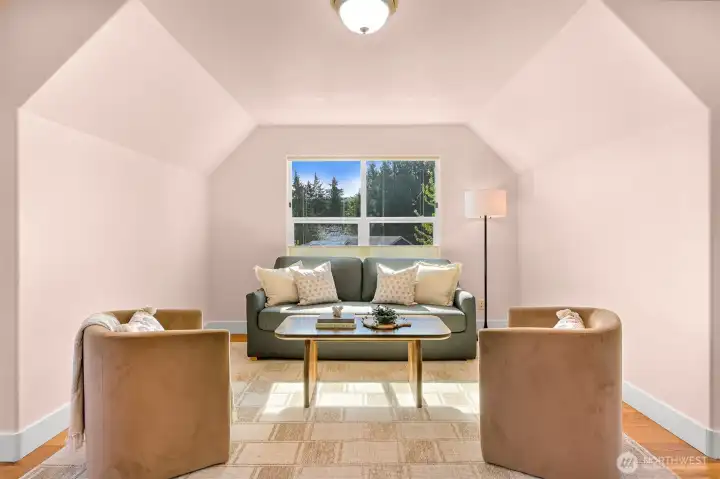 play room? office? theater room? Bring your imagination and see this space