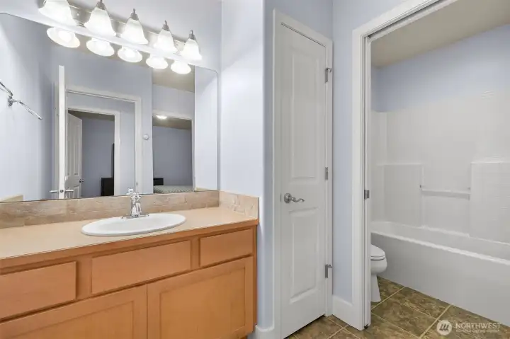 lower level full bathroom