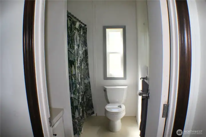 Hallway bathroom