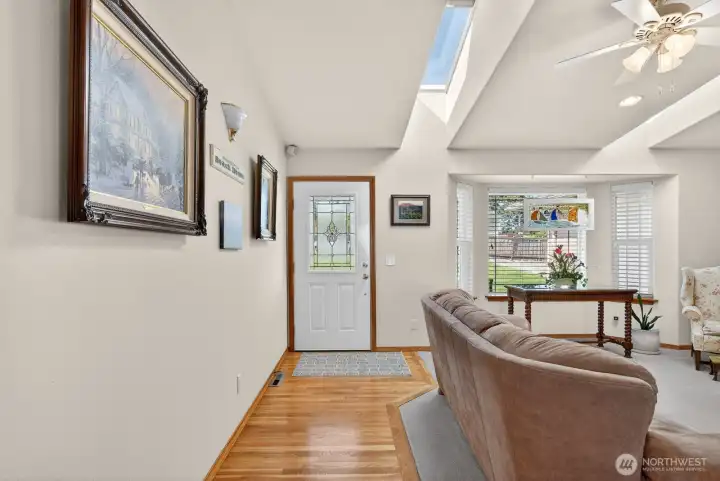 Entry and living room