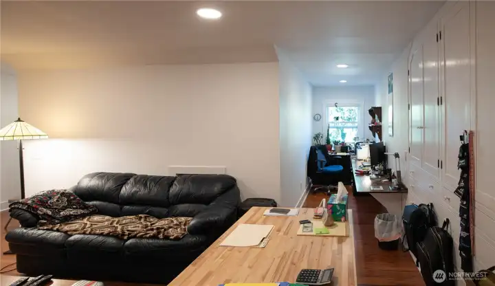 Tons of cabinets and storage.