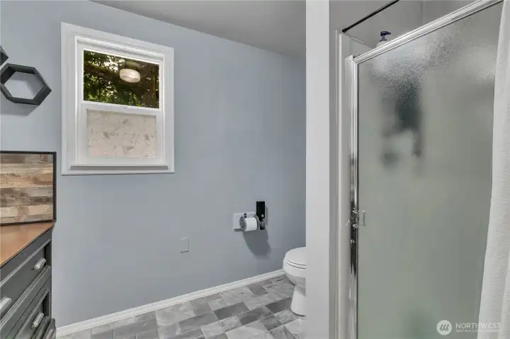 3/4 Bath off Mud Room, perfect for those summer pool users!
