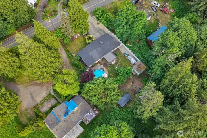 property goes back past Chicken Coop a ways.