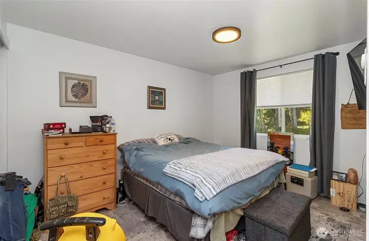 Alternate View of the Primary Bedroom~South Facing~Ovelooks the Back Yard