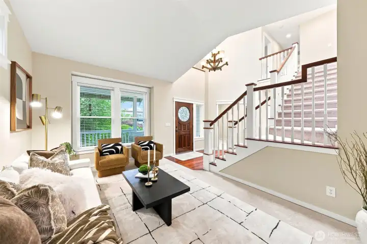 Formal living room and foyer.
