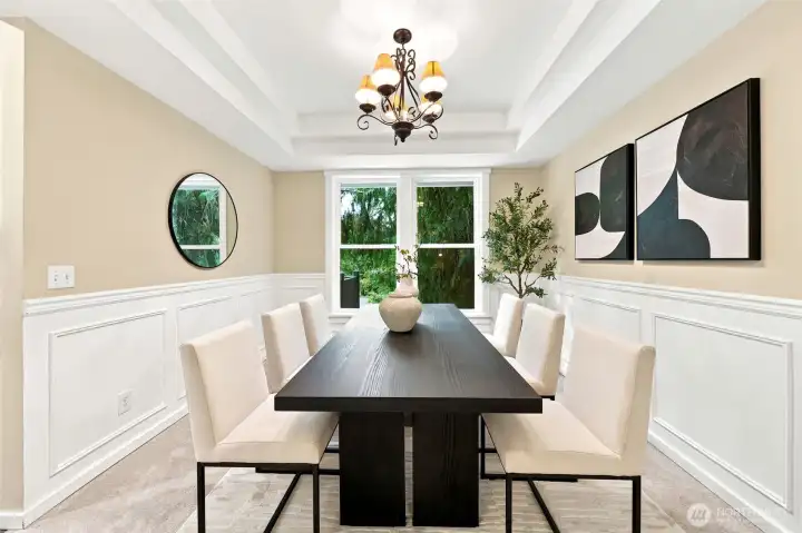 Formal dining room.