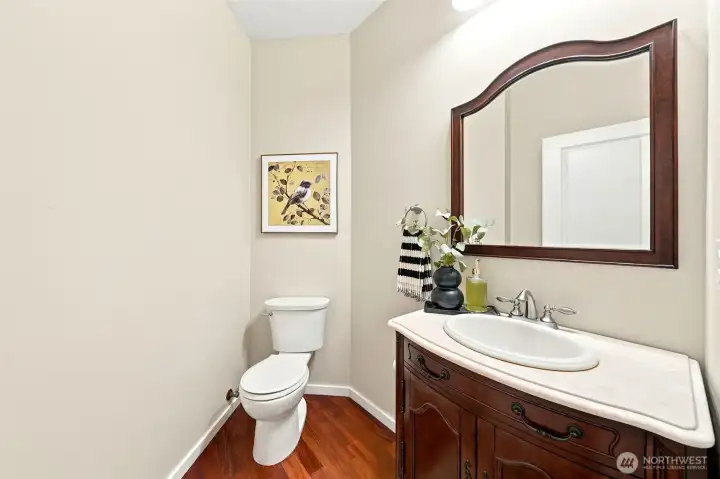 Main floor guest bathroom.