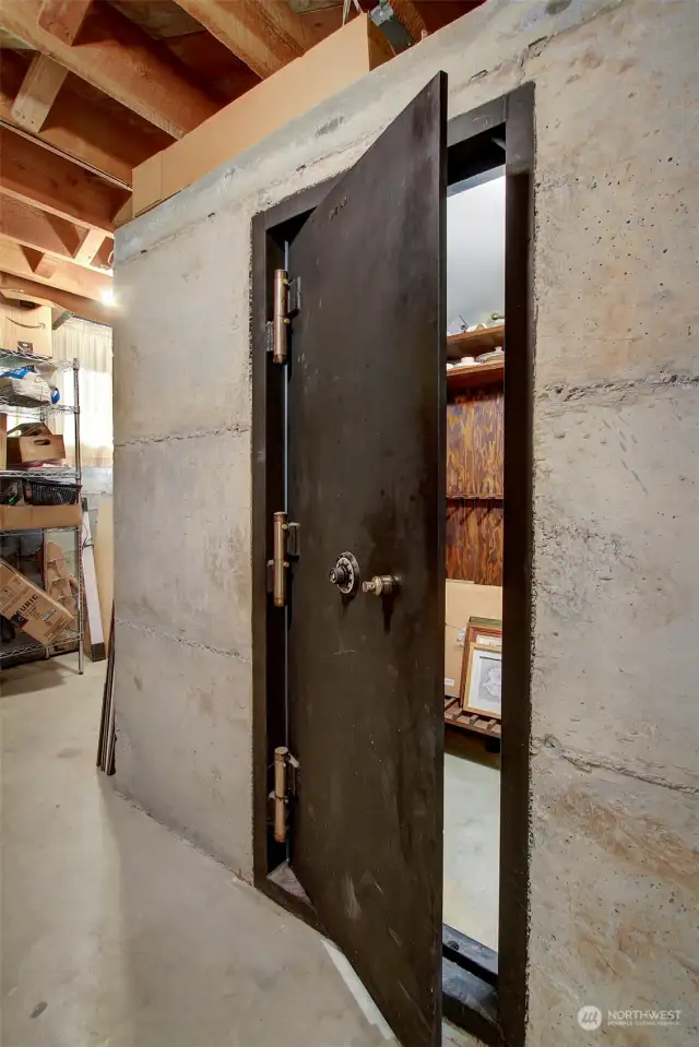 Storage and built-in safe