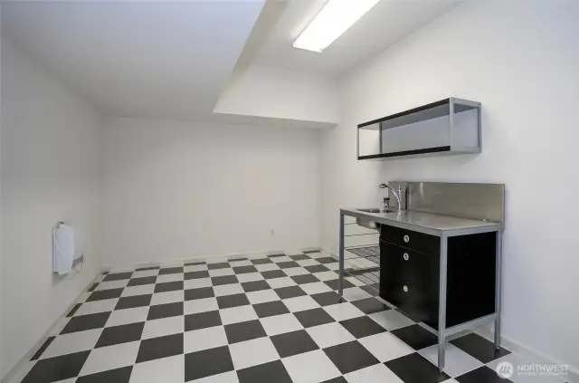 Flexible lower-level space, ready to be customized to suit your needs and creativity.