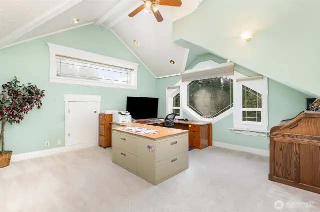 Upper level office/Den/library or bedroom. The choice is up to you!