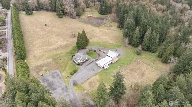 Nearly 18 acres of a close in equestrian property. A great find in a close in location