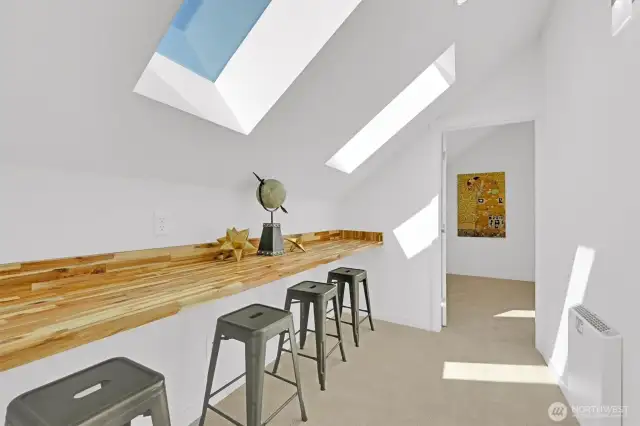 Office/Study nook with LOTS of natural light! - 8040 19th Ave NW, Seattle, WA 98117