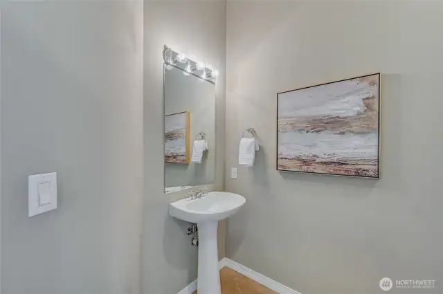 Powder room for your guests.