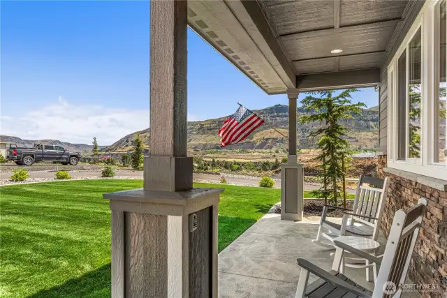 Front patio to enjoy a moment of peace