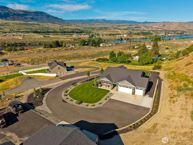 4535 SE Colockum View Drive sits high above the homes below and has such privacy and serenity