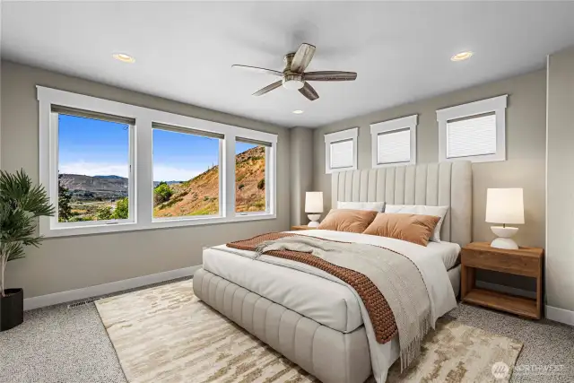 Light filled Primary Bedroom