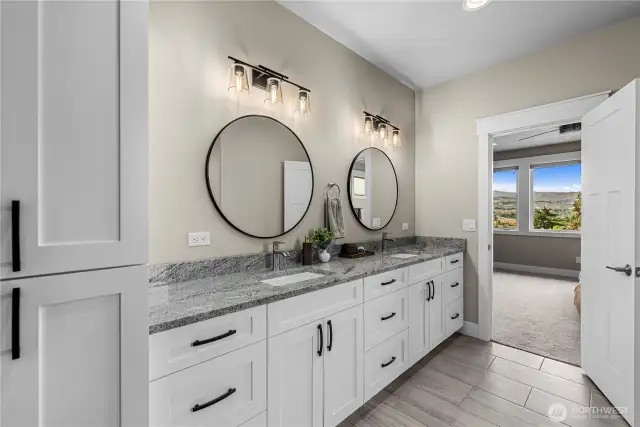 Primary Bath with ample storage