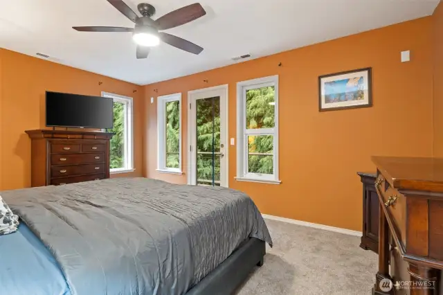 Primary Suite view #1 with private deck.