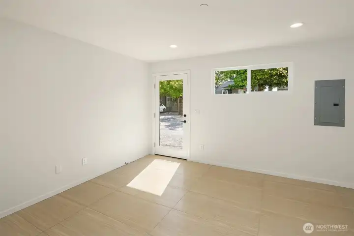 Main floor bedroom or den  *Photos are of 8513A which features a similar floor plan