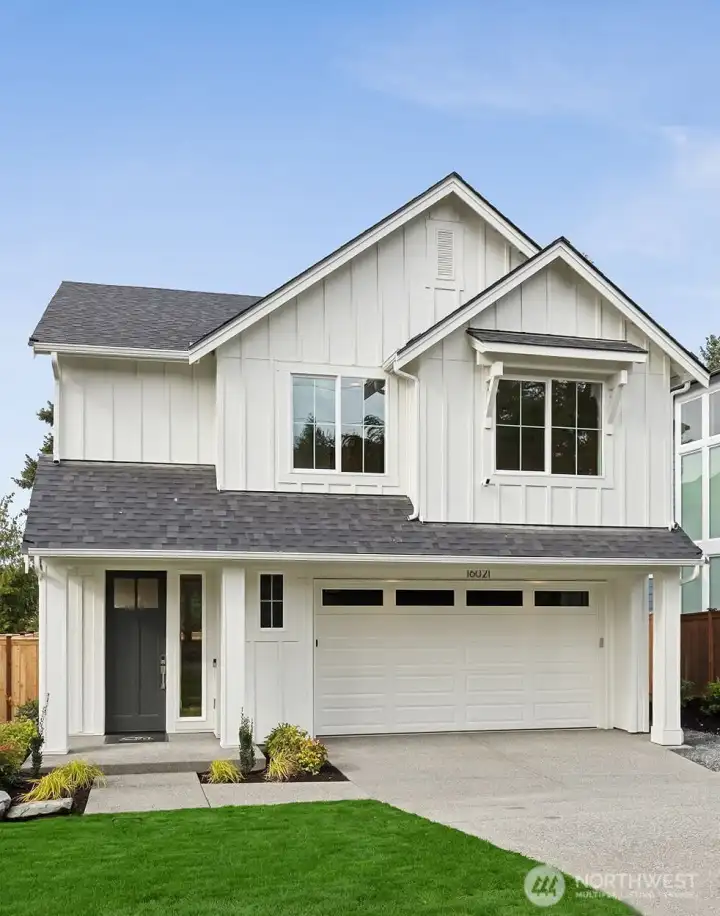 The Sheridan, Signature Homes, photo of actual home on lot 2. Facing East.