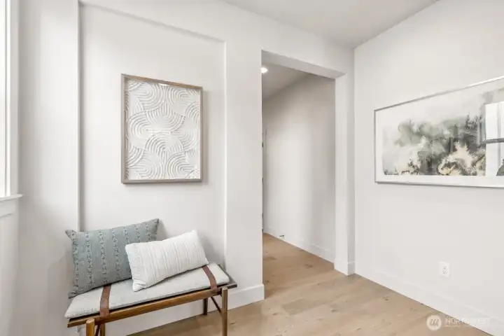 Interior photos are of the Sheridan model home at Maywood Heights. Same floor plan but colors and finishes will vary. Photos are for illustration purposes only.