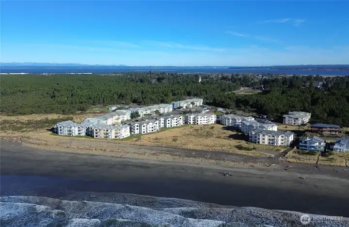 Miles of sandy beach