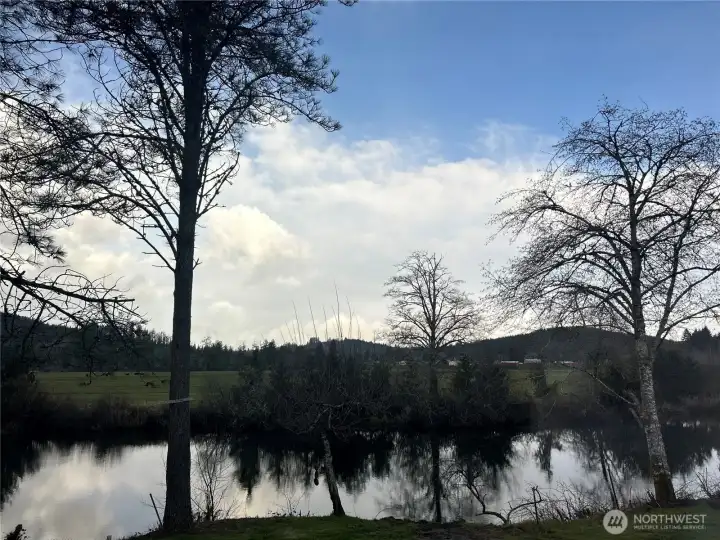 River at dusk