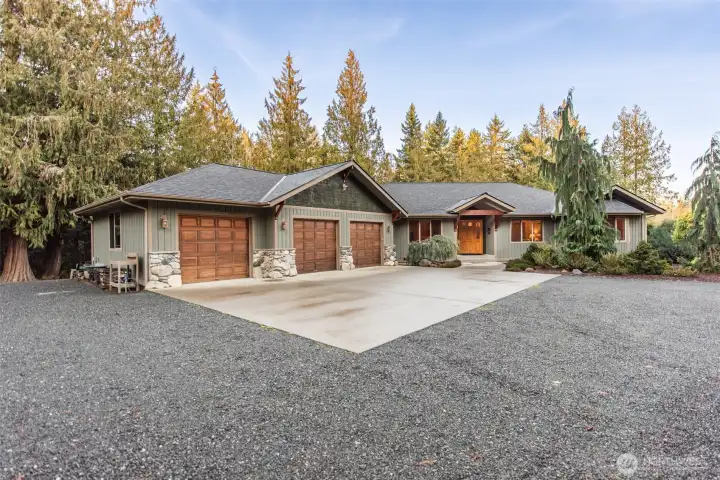 1182 SF 3-Car Garage with Shop + Full RV Pkg