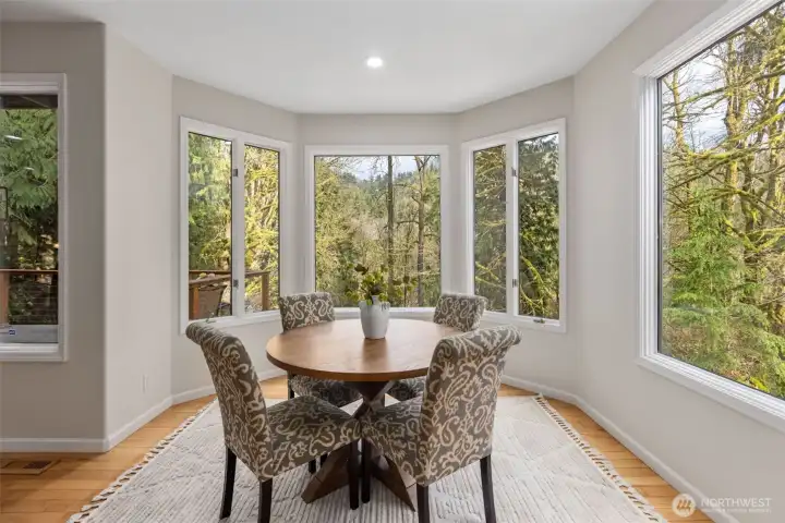 Eating space with incrediable views