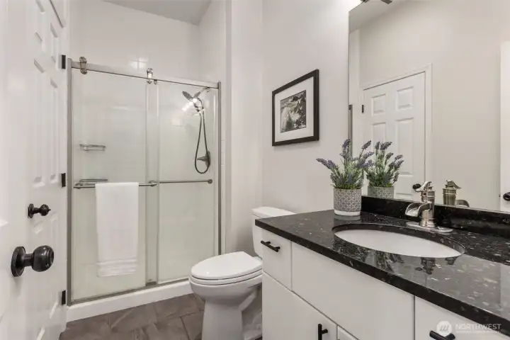 main level bath with shower