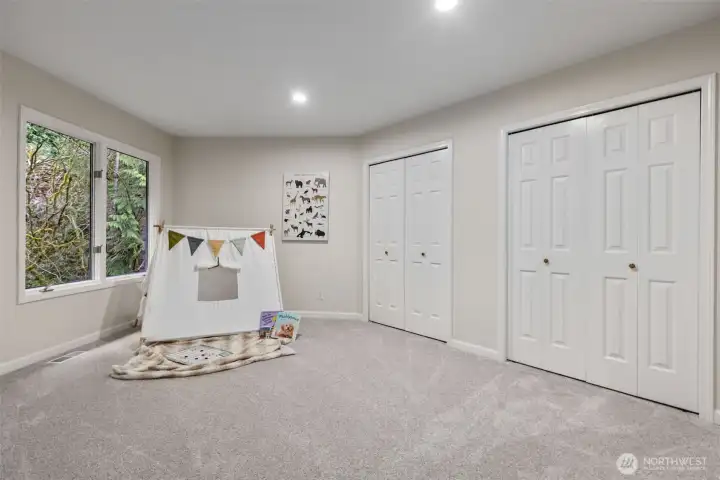 bedroom 3 with large walkin closet space