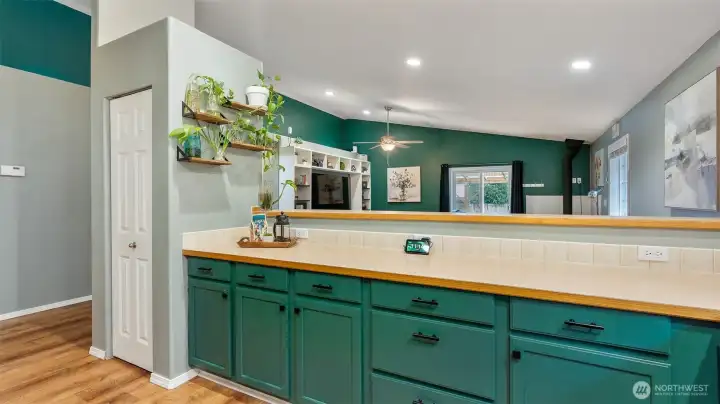 Kitchen is open to the Great Room.